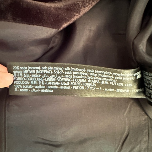 Massimo Dutti velvet waistcoat vest - Picture 6 of 6